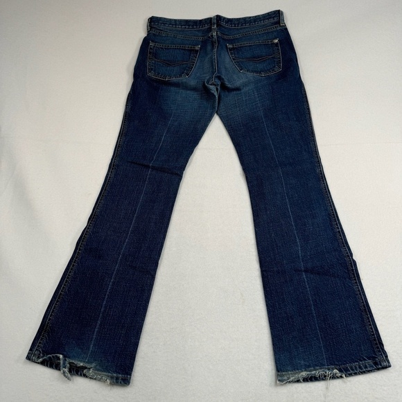 Mavi Bootleg Flare Jeans Womens Size 30* Dark Blue Low Rise - Picture 4 of 13